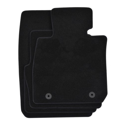 EgriAuto plyšový textilný koberec čierny Mazda CX-3 2015-vyšší 4 ks