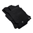 EgriAuto plyšový textilný koberec čierny MERCEDES R-Class 2011-2013 4 ks