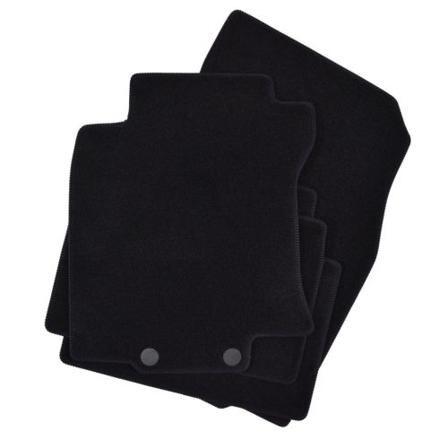 EgriAuto plyšový textilný koberec čierny NISSAN X-Trail 2014-2016 4 ks