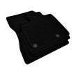 EgriAuto plyšový textilný koberec čierny NISSAN Qashqai 2021-vyšší 4 ks