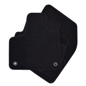   EgriAuto plyšový textilný koberec čierny OPEL Grandland X 2017-vyšší 4 ks