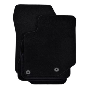   EgriAuto plyšový textilný koberec čierny OPEL Mokka II 2021-vyšší 4 ks