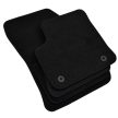 EgriAuto plyšový textilný koberec čierny PEUGEOT 208 Electric 2020-vyšší 4 ks