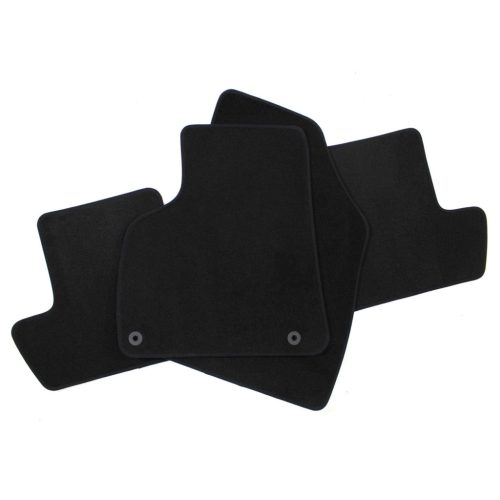 EgriAuto plyšový textilný koberec čierny PEUGEOT 3008 2009-2016 4 ks