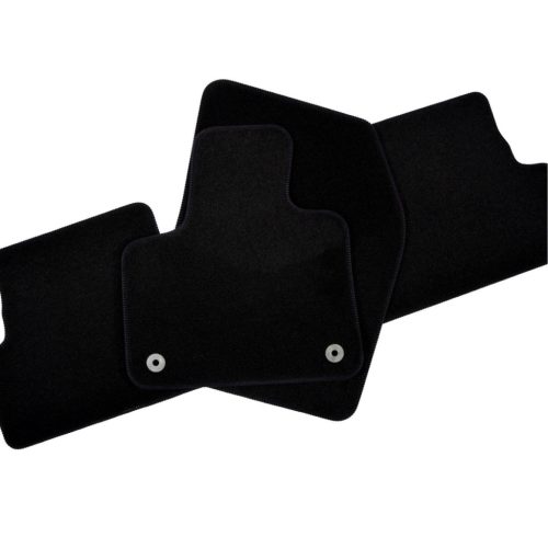 EgriAuto plyšový textilný koberec čierny PEUGEOT 3008 2017-2024 4 ks