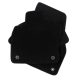 EgriAuto plyšový textilný koberec čierny Seat Ateca 2016-vyšší 4 ks