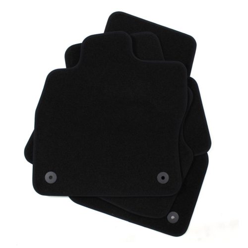 EgriAuto plyšový textilný koberec čierny VW Golf VIII 2020-vyšší 4 ks