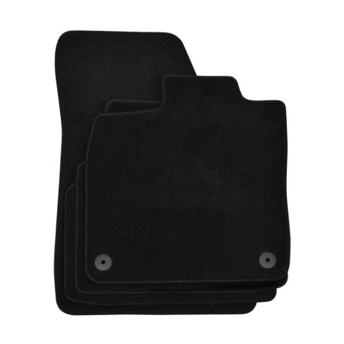 EgriAuto plyšový textilný koberec čierny SKODA Enyaq 2021-vyšší 4 ks