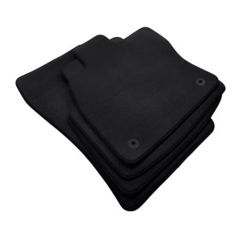   EgriAuto plyšový textilný koberec čierny VW Passat B8 2015-vyšší 4 ks