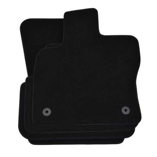 EgriAuto plyšový textilný koberec čierny VW Golf VII Sportsvan 2014-vyšší 4 ks