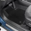 EgriAuto plyšové textilné koberce čierny VW T-Cross 2019-vyšší 4 ks