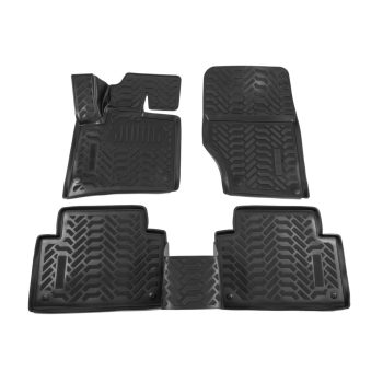   EgriAuto Prémiové 3D gumové autokoberce s uchytením Audi Q7 2005-2014