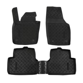   EgriAuto Prémiové 3D gumové autokoberce s uchytením Audi Q3 2011-2018