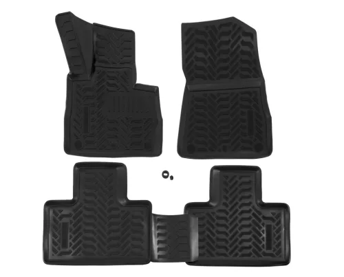 EgriAuto 3D prémiové gumové koberce s patentkami Bmw X5 (E53) 1999-2005