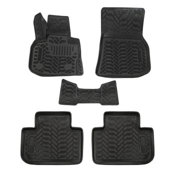   EgriAuto Prémiové 3D gumové autokoberce s uchytením Bmw X3 G01 2017-2024 4 ks