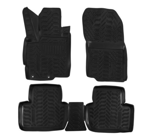 EgriAuto Prémiový 3D Gumové autokoberce s uchytením MITSUBISHI Outlander 2007-2012