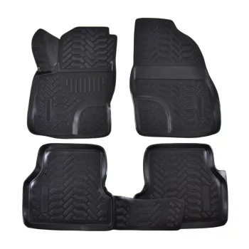   EgriAuto Prémiové 3D gumové autokoberce s uchytením FORD Focus II 2004-2010
