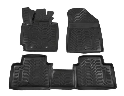 EgriAuto 3D prémiové gumové koberce s patentkami Kia Soul 2013-2019