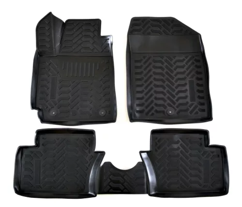 EgriAuto 3D prémiové gumové koberce s patentkami Kia Picanto mk3 2017-