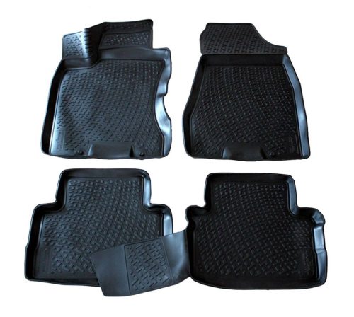 EgriAuto Prémiové 3D gumové autokoberce s uchytením NISSAN X-Trail II 2007-2013