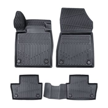   EgriAuto Prémiové 3D gumové autokoberce s uchytením FORD Qashqai 1.3 Benzínový model 2022- 4 ks