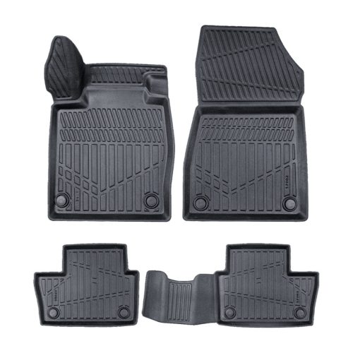 EgriAuto Prémiové 3D gumové autokoberce s uchytením FORD Qashqai 1.3 Benzínový model 2022- 4 ks