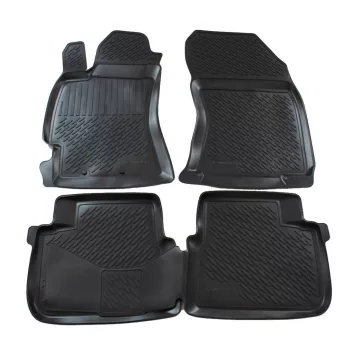   EgriAuto Prémiové 3D gumové autokoberce s uchytením Subaru Forester III 2008-2012