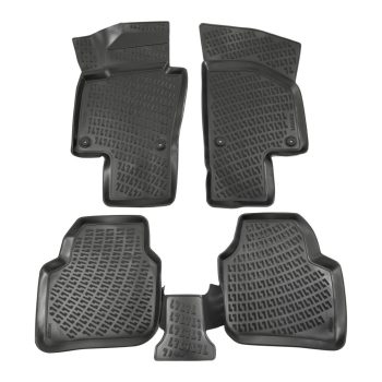   EgriAuto Prémiové 3D gumové autokoberce s uchytením SKODA Superb II 2008-2014