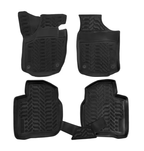 EgriAuto 3D prémiové gumové koberce s patentkami Seat Toledo 2012-2019