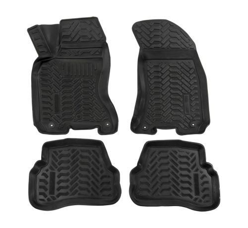 EgriAuto Prémiový 3D Gumové autokoberce s uchytením VOLKSWAGEN Passat B5 1996-2005