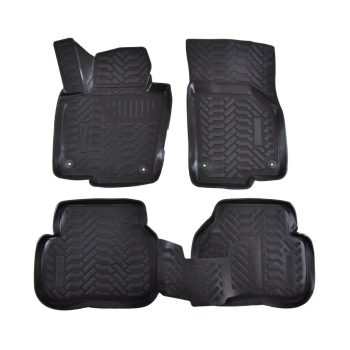   EgriAuto Prémiové 3D gumové autokoberce s uchytením VOLKSWAGEN Passat B6/B7/CC 2005-2015