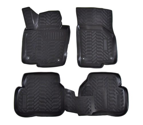 EgriAuto Prémiové 3D gumové autokoberce s uchytením VOLKSWAGEN Passat B6/B7/CC 2005-2015