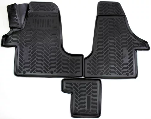 EgriAuto 3D prémiové gumové koberce s patentkami Volkswagen Transporter T5 Multikombi 2003- 2 ks
