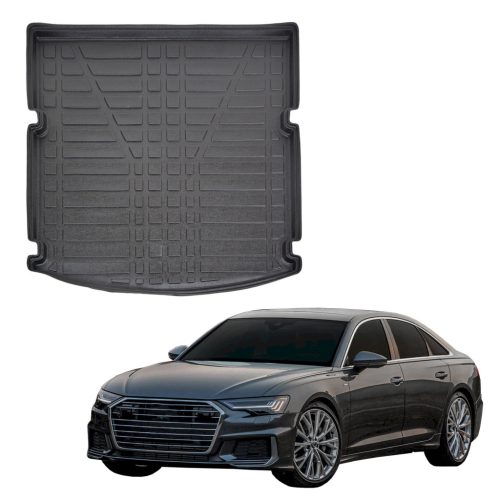 EgriAuto čierne protišmykové autokoberce Audi A6 C8 Sedan 2018-