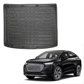   EgriAuto čierna protišmyková vaňa do kufra Audi Q4 E-Tron 2021-