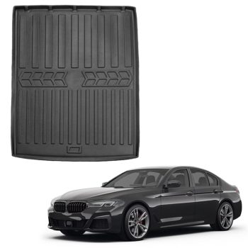   EgriAuto čierne protišmykové autokoberce BMW 5 G60 Sedan 2023-