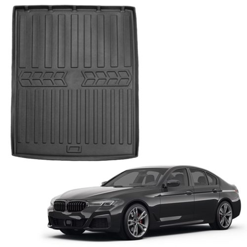 EgriAuto čierne protišmykové autokoberce BMW 5 G60 Sedan 2023-