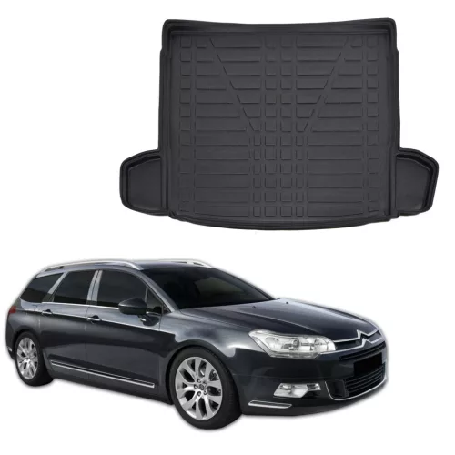 EgriAuto čierna protišmyková vaňa do kufra Citroen C5 2008-2018