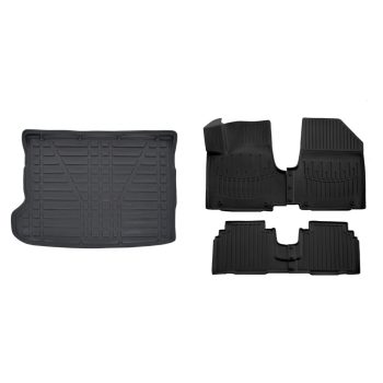   Prémiový gumové autokoberce a gumová vana do kufru Kia EV6 5-dverový 2021- (egriauto_TLKI317_3DSRMHY503_1)