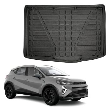   EgriAuto čierna protišmyková gumová vana do kufra RENAULT Captur 3 2024- (dolný kufor)