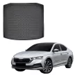 EgriAuto čierna protišmyková vaňa do kufra Skoda Octavia IV 4d Sedan/Kombi Fix podlahou 2021-