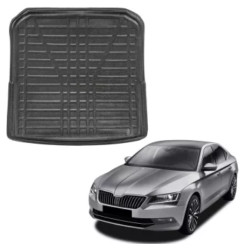   EgriAuto čierna protišmyková vaňa do kufra Skoda Superb Sedan 2015-