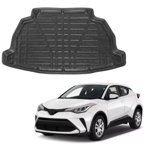 EgriAuto čierna protišmyková vaňa do kufra Toyota C- HR 2023- (Hangszórórendszer bez)