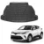 EgriAuto čierna protišmyková vaňa do kufra Toyota C- HR 2023- (Hangszórórendszer bez)