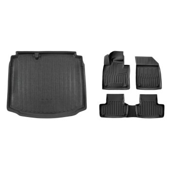   Prémiové gumové autokoberce a gumová vana do kufra Volvo XC60 5 dverí 2017- (egriauto_TLVO303_3DSRMVO505_1)