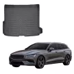 EgriAuto čierna protišmyková vaňa do kufra Volvo V60 2018-