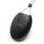 Nyakba akasztható Bluetooth hangszóró, 3 W, 500 mAh, fekete