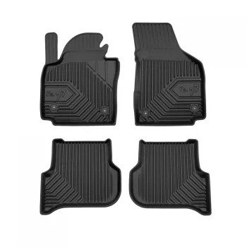   Prémiový 3D s vysokým okrajom Gumové autokoberce Seat Altea 2004-2015 minivan, upevnenie patentek medzi vzdialenosť na strane vodiča 31,5 cm a pasažiera 30,4 cm