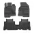 Prémiový 3D s vysokým okrajom Gumové autokoberce Chevrolet Captiva I 2006-2018 SUV