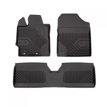   Prémiový 3D s vysokým okrajom Gumové autokoberce TOYOTA Yaris III 2011-2020 Hatchback, 3 dverové, okrem hybrid
